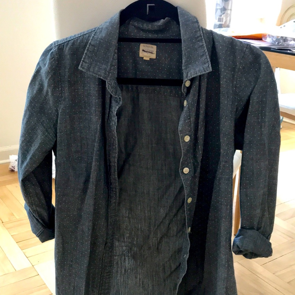 J-crew relaxed chambray shirt
